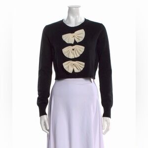 Madeleine Thompson Cashmere Graphic Print Sweater size S